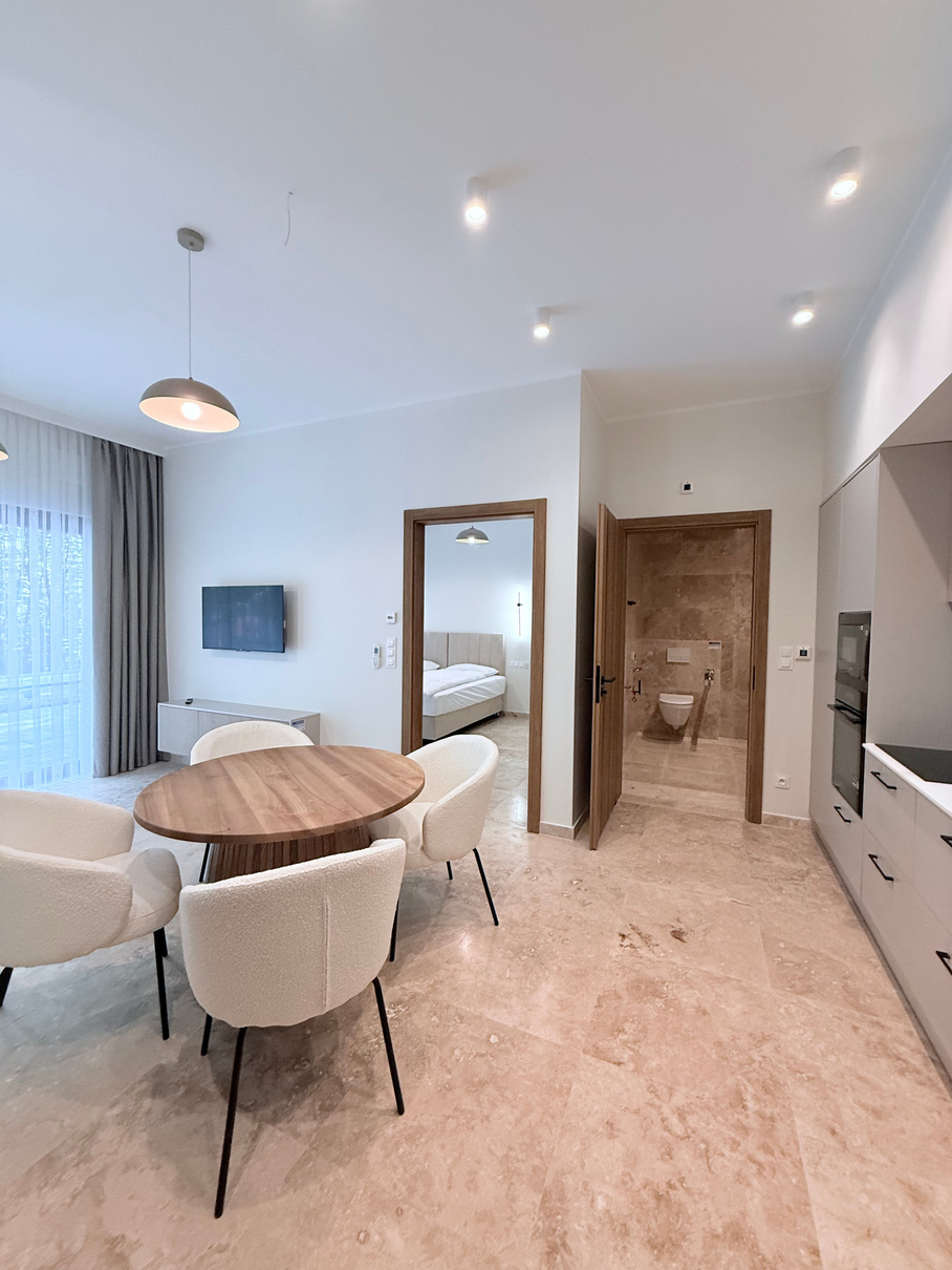 Apartament nr 2 PREMIUM — salon i jadalnia